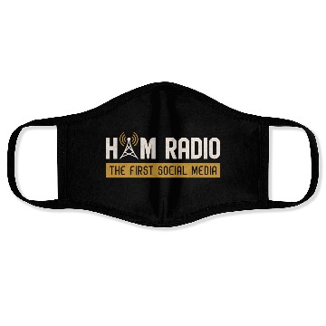 Discover The First Social Media - Ham Radio Face Masks