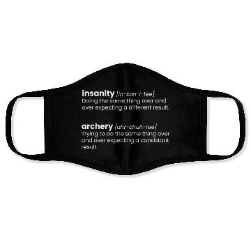 Discover Outdoor Hunting Funny Archery Definition Meaning Face Masks