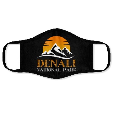 Discover Denali National Park Face Masks