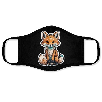 Discover sweet little fox Face Masks