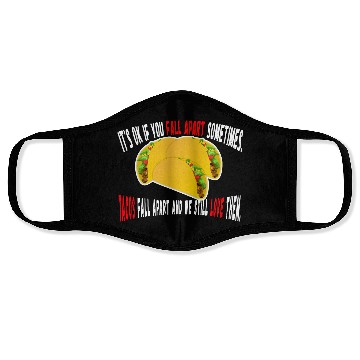 Discover Taco Lover, Inspirational Taco Design Face Masks