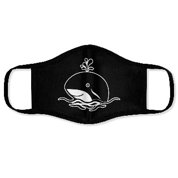 Discover Whale Ocean Marine Face Masks