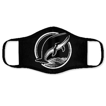 Discover Whale Ocean Marine Face Masks