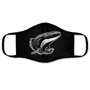 Discover Whale Ocean Marine Face Masks