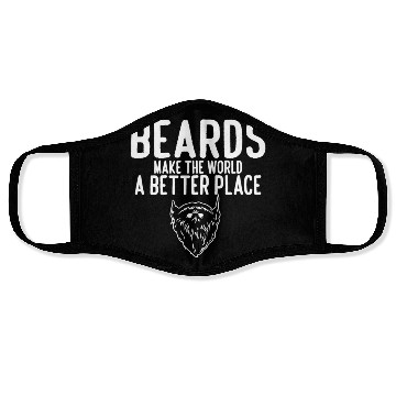 Discover Funny Beard Meme Beards Make The World A Better Face Masks