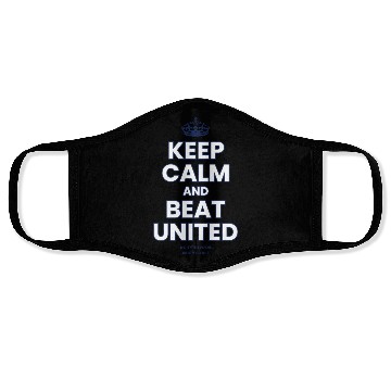 Discover Keep Calm And Beat United Face Masks