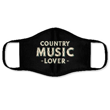 Discover Country Music Lover Face Masks