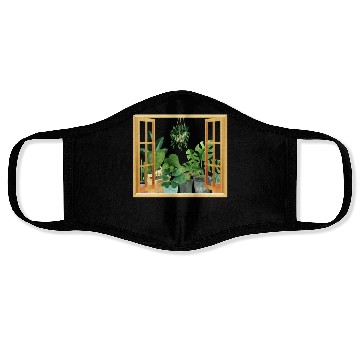 Discover Proud Plant Mom A Plant Lover s Window Face Masks