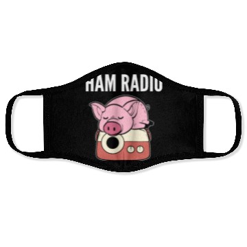 Discover Ham Radio Newscaster Gift Face Masks