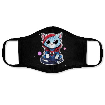 Discover Cute Spider Kitty Face Masks