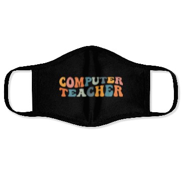 Discover Groovy Computer Teacher Teaching Face Masks