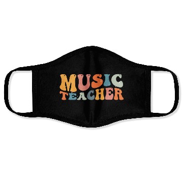 Discover Groovy Music Teacher Musician Teaching Face Masks