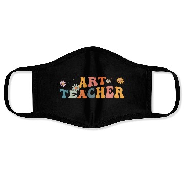 Discover Groovy Art Teacher Artist Artistic Teaching Face Masks