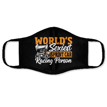 Discover World's Sexiest Sprint Car Racer Sprint Car Racing Face Masks
