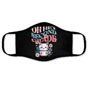 Discover OH HEY 2nd grade , second grade back to school Face Masks