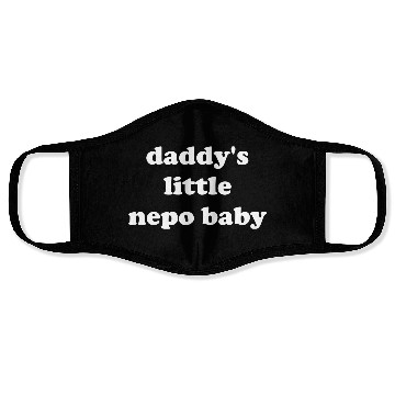 Discover Daddy's Little Nepo Baby Face Masks
