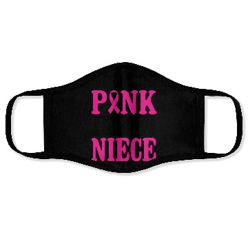 Discover I Wear Pink For My Niece Face Masks
