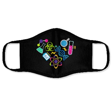 Discover Science Lover Science Nerd Face Masks