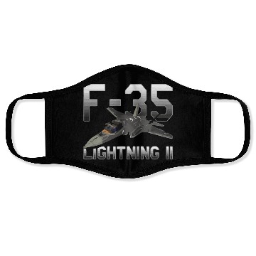 Discover F 35 Lightning II Face Masks