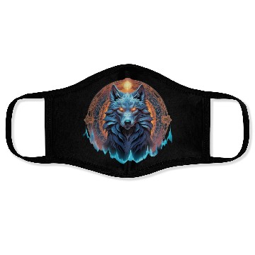 Discover Alpha Galactic Mystical Wolf Face Masks