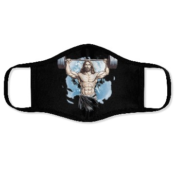 Discover Jesus The Ultimate Deadlifted Retro Jesus Face Masks