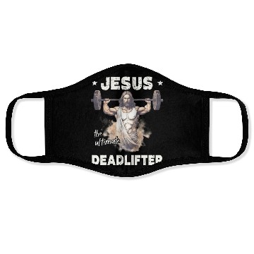 Discover Jesus The Ultimate Deadlifted Retro Jesus Face Masks