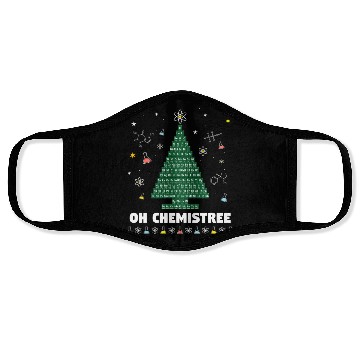 Discover Oh Chemistree Periodic Table Chemistry Tree Face Masks