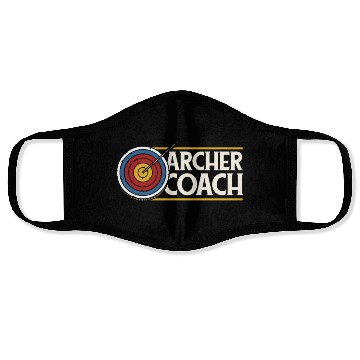 Discover Archery Cool Archery Coach Face Masks