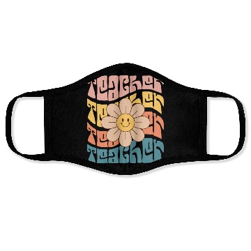 Discover Teacher Daisy Colorful Face Masks