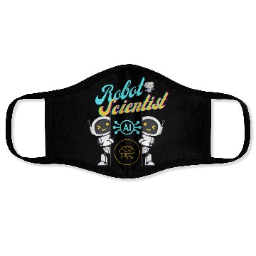 Discover The robot scientist Face Masks