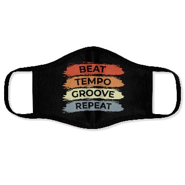 Discover Drummer Vintage Look Face Masks