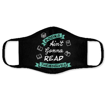 Discover Funny Reading Teacher Bookworm Bookstore Book Face Masks
