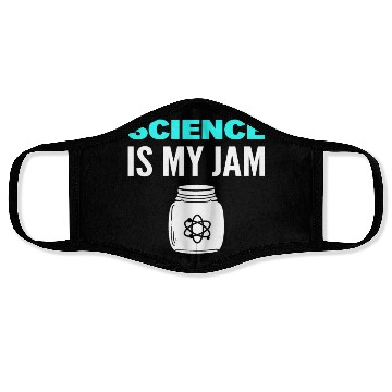 Discover Science Is My Jam Physics Professor Face Masks