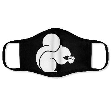 Discover Squirrel Nut Acorn Rodent Forest Lover Wild Pet Face Masks