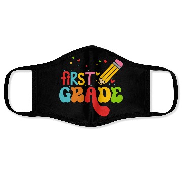 Discover Back To School - Hello First Grade Face Masks
