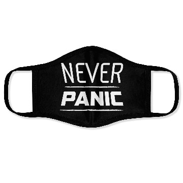 Discover Never Panic Love Jesus Christian Christmas Face Masks