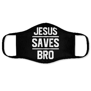 Discover Jesus Saves Love Jesus Christian Christmas Face Masks