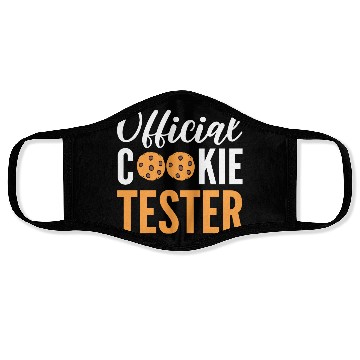 Discover Official Cookie Tester Chef or Baker Gift Face Masks