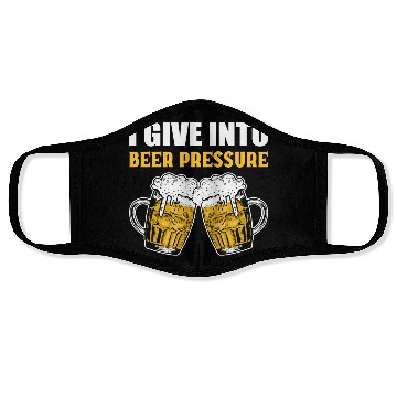 Discover Beer Pressure Barkeeper and Bartender Gift Face Masks