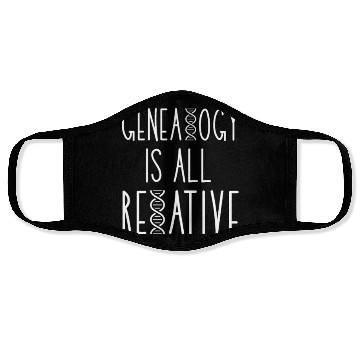 Discover Genealogy Is All Relative Face Masks