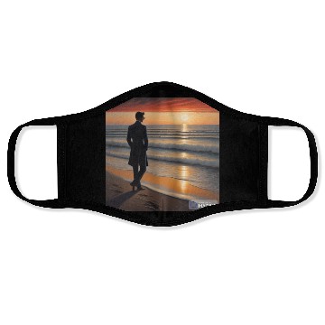 Discover Men at beach Face Masks