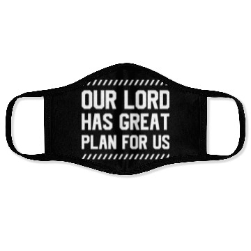 Discover Our Lord Has Great Plans For Us Jesus Christian Face Masks