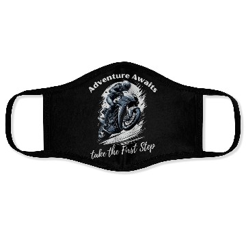 Discover Adventure awaits: Take the first step Face Masks