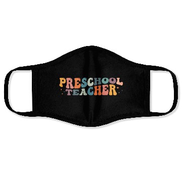 Discover Groovy Preschool Teacher Kindergarten Teaching Face Masks