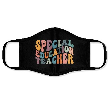 Discover Groovy Special Education Teacher SPED Face Masks