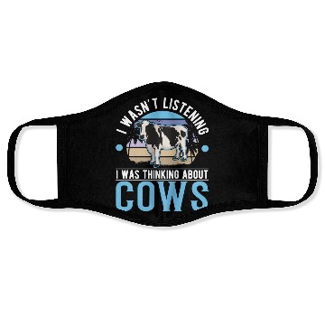 Discover Cow Cattle Breeder Land, Farmer Cows Face Masks