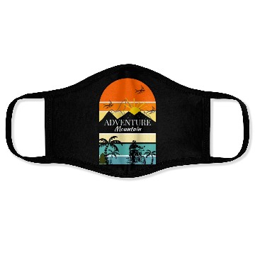 Discover ADVENTURE MOUNTAIN Face Masks