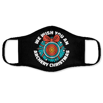 Discover Archery Xmas Archery Christmas Face Masks