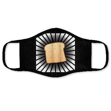 Discover Butter Toast Slice Toaster Bread Breakfast Food Face Masks