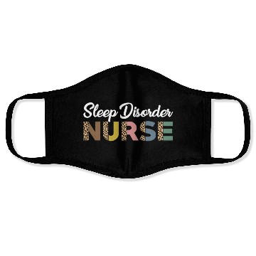 Discover Sleep Disorder Nurse Leopard Pattern Face Masks